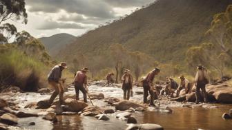 Matt Goldrausch Australien: Vermögen und die Chancen des Goldgräberlebens